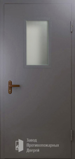 Фото двери «Техническая дверь №4 однопольная со стеклопакетом» в Саратову