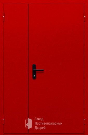 Фото двери «Полуторная глухая (красная)» в Саратову