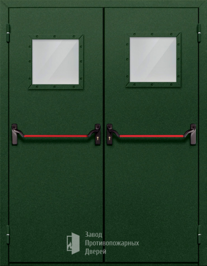 Фото двери «Двупольная со стеклом и антипаникой №59» в Саратову