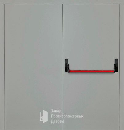 Фото двери «Двупольная глухая с антипаникой (2 створки) EI-30» в Саратову