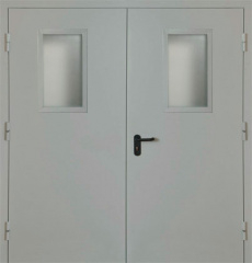 Фото двери «Двупольная со стеклом EI-30» в Саратову