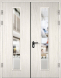 Фото двери «МДФ двупольная со стеклом №22» в Саратову