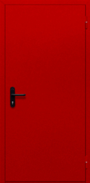 Фото двери «Однопольная глухая (красная)» в Саратову