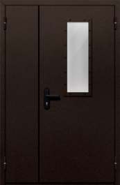 Фото двери «Полуторная со стеклом №210» в Саратову